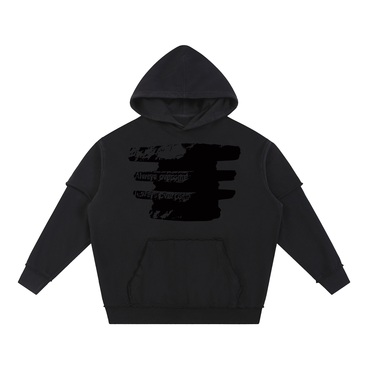 Always Overcome Double Layered Hoodie